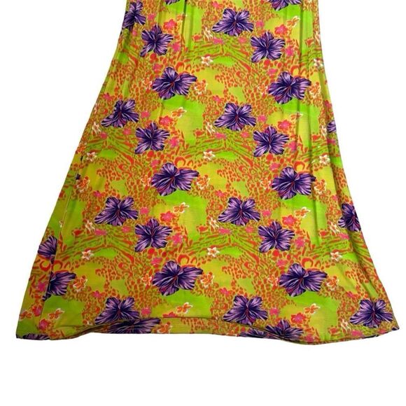 I AM GIA Green Hibiscus Print 'Valera' Maxi Dress - Picture 8 of 13